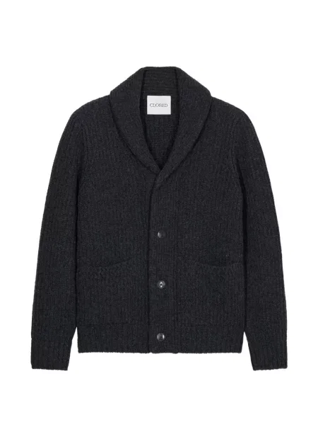 Gulerat cardigan Closed gri