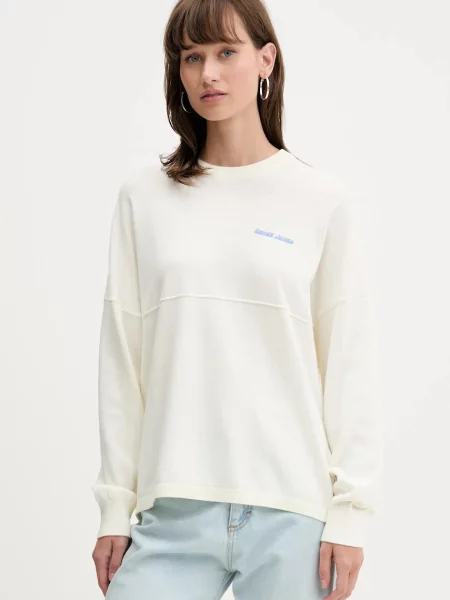 Guess Jeans pulover de bej