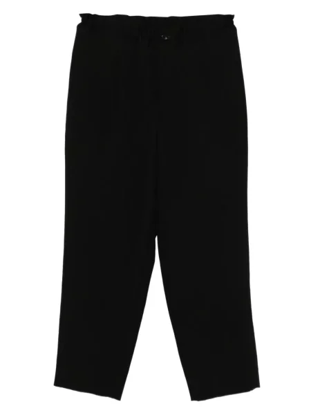 Vlněné kalhoty Black Comme Des Garçons černé