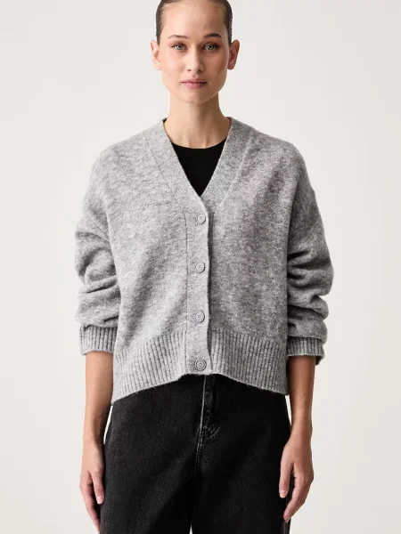 HUGO Blue cardigan pentru femei cu amestec de lână Susan_B gri