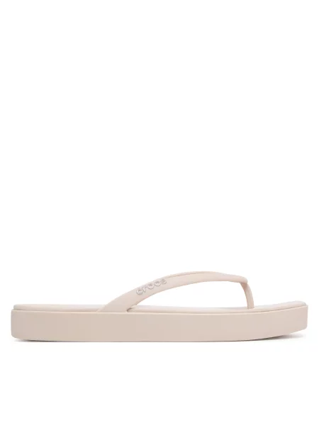 Crocs Japonke Miami Square Flatform Flip rjava