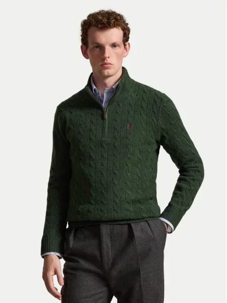 Polo Ralph Lauren Πουλόβερ Σκούρο πράσινο