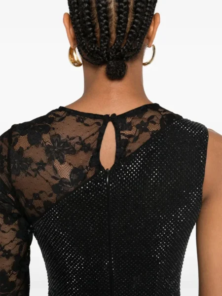 Rochie maxi Self-portrait de costum negru