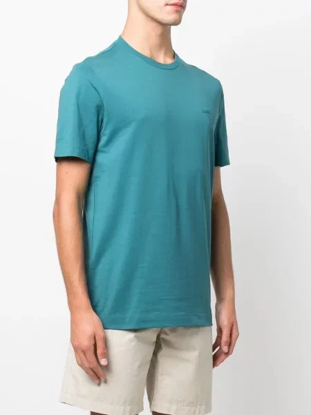 Tricou Boss cu broderie verde
