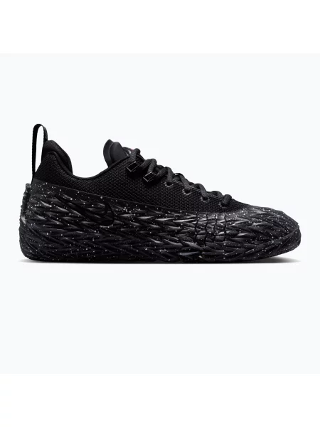 Férfi kosárlabda cipő Nike S.T. Charge Black/dark smoke grey/black/bright crimson. Méret: 46 EU fekete