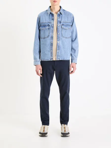 Pantaloni Celio casual gri
