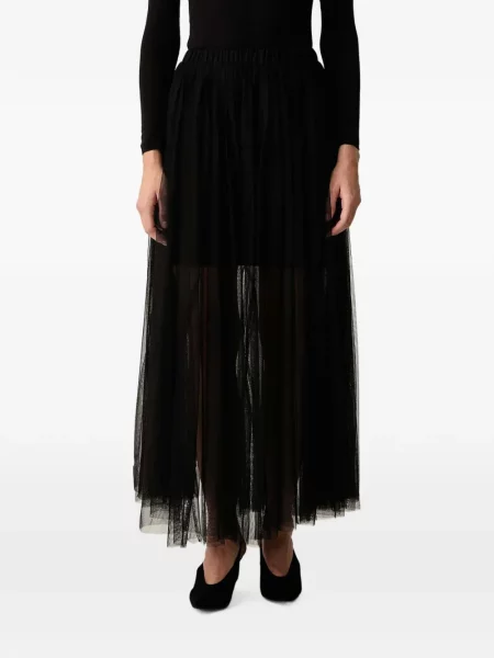 Lung fustă Twinset din tul negru