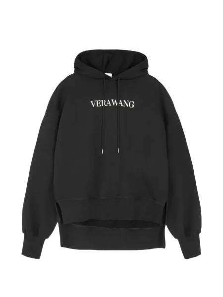 Hanorac cu glugă Vera Wang cu imagine negru