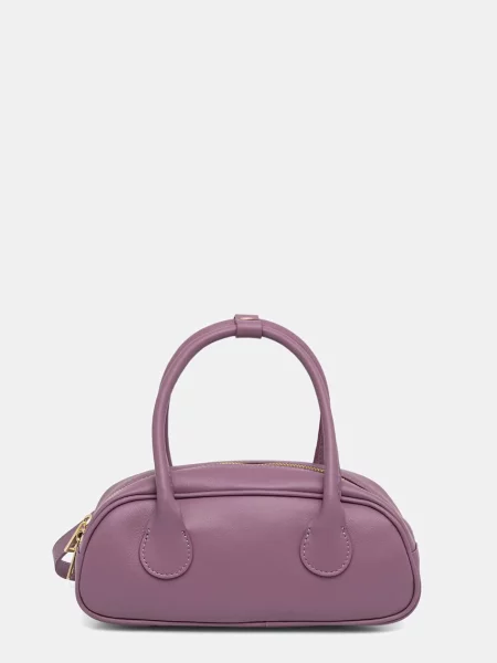 Answear.LAB crossbody kabelka dámska kožená ružová