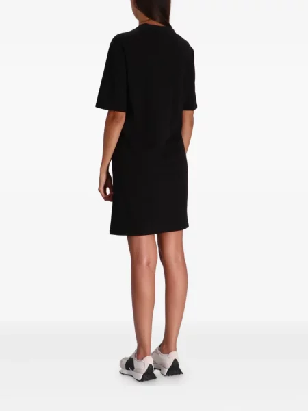 Rochie tip cămașă Armani Exchange de costum negru
