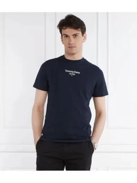 Tommy Jeans Póló ENTRY TEE EXT kék