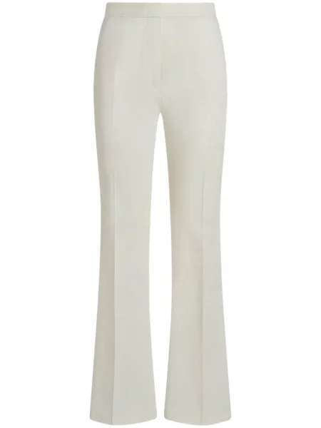 Pantaloni Etro stretch alb
