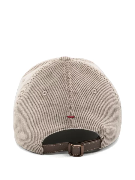 Kordbársony baseball sapka Brunello Cucinelli autogrammal