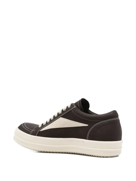 Sneakerși Rick Owens din piele maro