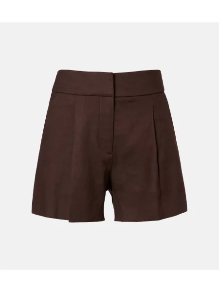 Pantaloni scurți Veronica Beard de in maro