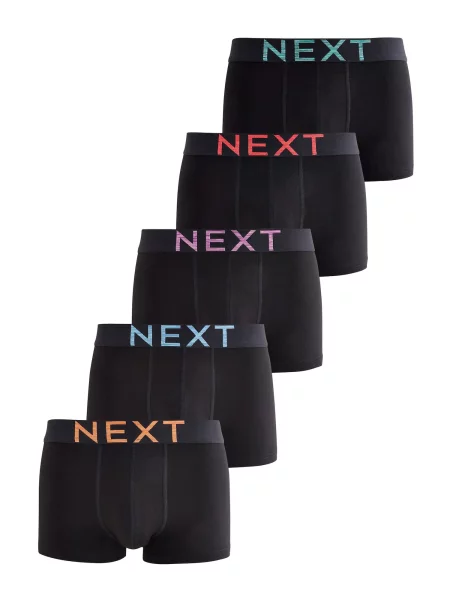 Next Boxeri albastru deschis / verde jad / mov lavandă negru