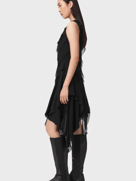 Платье Allsaints черное