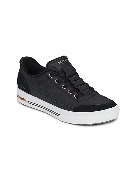 Hlačke slip Skechers črna