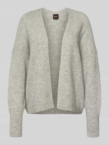 Kardigan o kroju regular fit z mieszanki wełny z dodatkiem wełny z alpaki model ‘C_FALESCANAS’ Boss Orange