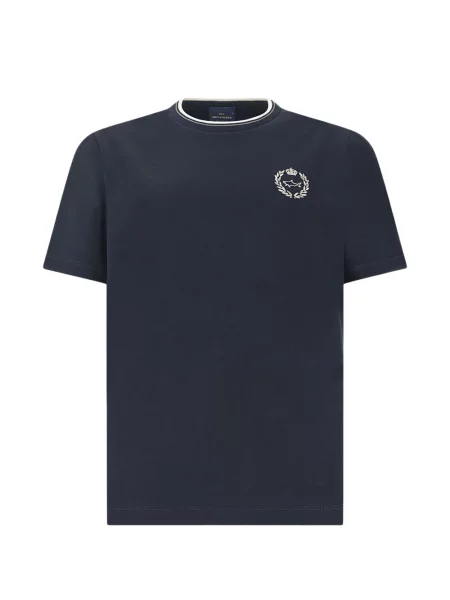 Tricou Paul & Shark cu broderie albastru