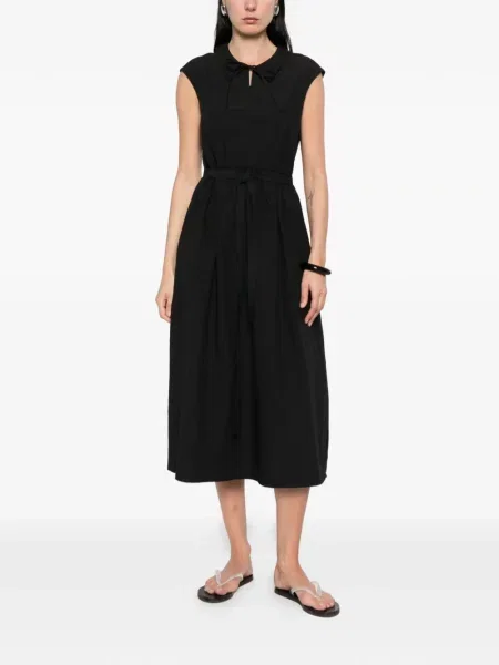 Костюм миди рокля Individual Sentiments без ръкави черно