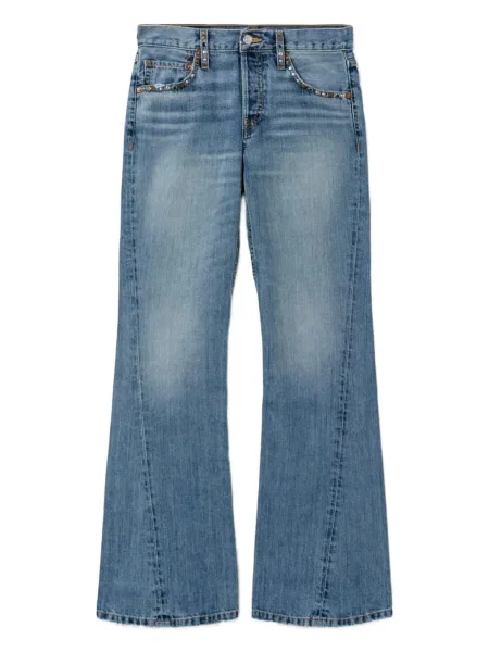 Pantaloni Re/done albastru