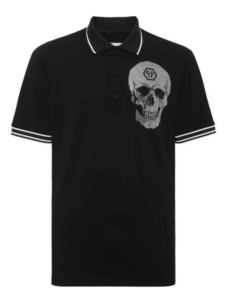 Polo Philipp Plein de cristal negru