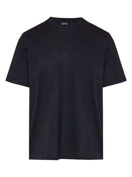 Tricou Zegna cu decolteu rotund albastru