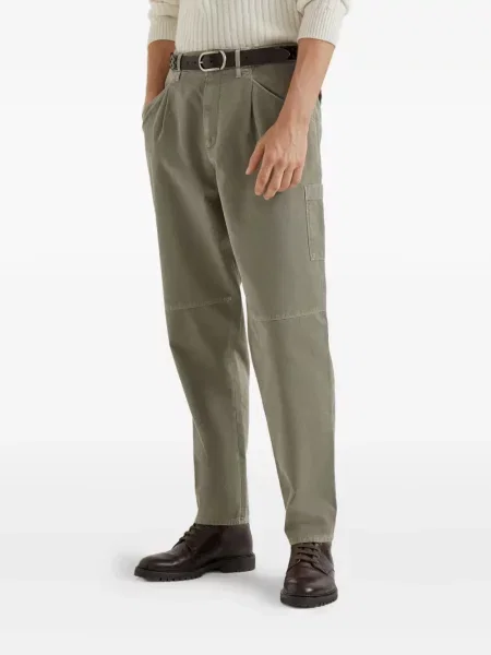 Pantaloni Brunello Cucinelli verde