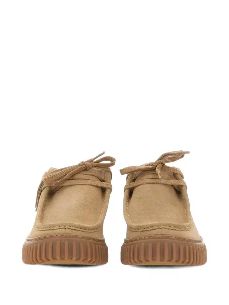 Botine Clarks cu șireturi din dantelă