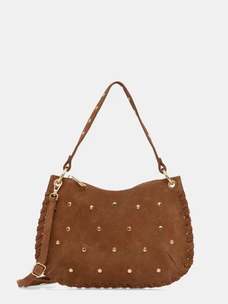 Answear.LAB crossbody torbica semiš rjava