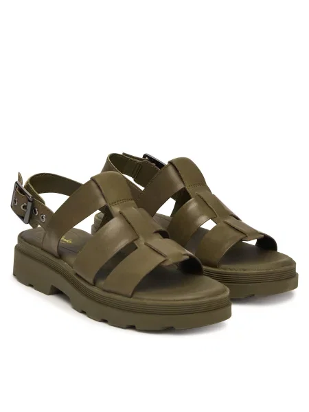 Sandále Clarks Strap zelená