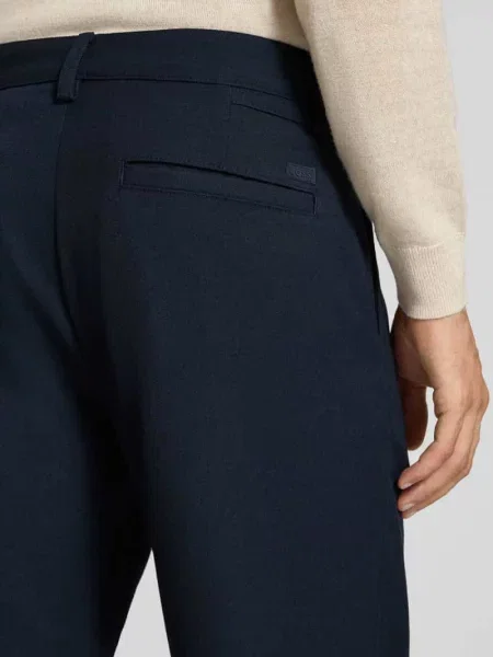 Chinosy w kroju tapered z dodatkiem wełny model Chino' Boss Orange pomarańczowe