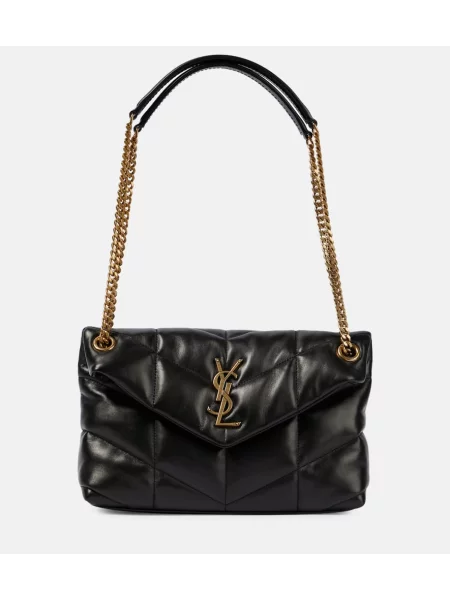 Geanta de piele Saint Laurent din piele negru