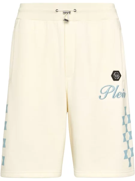 Pantaloni scurți Philipp Plein alb