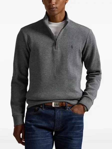 Ριγέ polo Polo Ralph Lauren με κουκούλα με αυτόγραφο λευκό