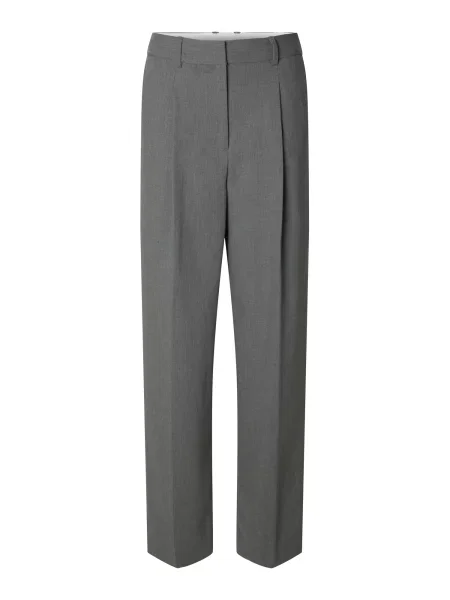 SELECTED Pantaloni cutați SLWMARA' gri