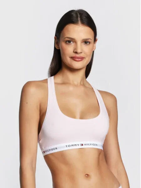 TOMMY HILFIGER Sutien bleumarin / roz / roșu intens alb