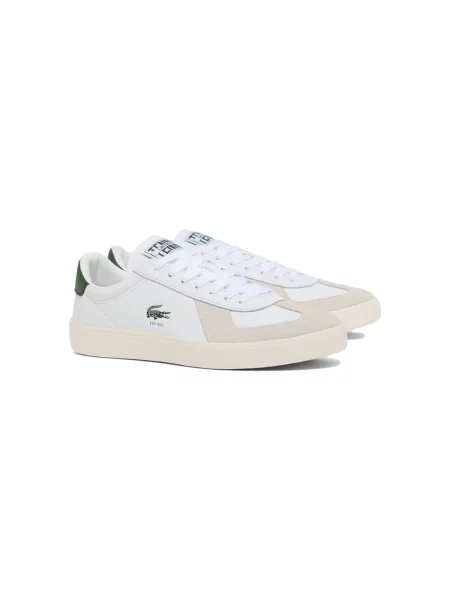 Kožené tenisky Lacoste BASESHOT PRO bílá