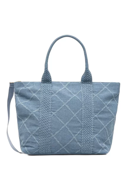 Matlasat geantă shopper Morgan albastru