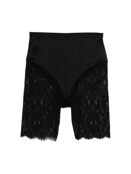 Szorty Alexander Mcqueen koronkowe czarne