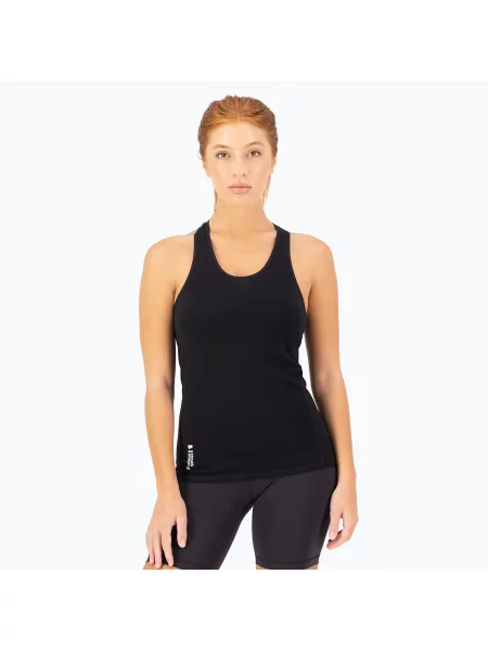 Дамски термален активен потник Mons Royale Bella Merino Tank black черно