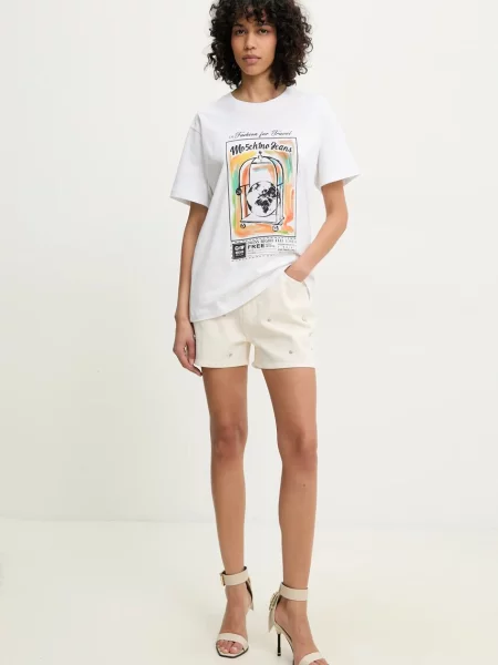 Moschino Jeans t-shirt biały