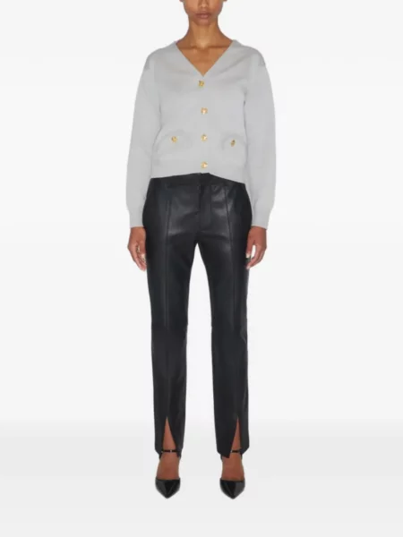 Pantaloni Blazé Milano din piele negru