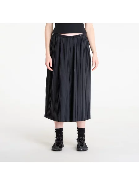 Pantaloni Nike Sportswear Oversized Mid-Rise Culotte Pants Black/ Sail M negru