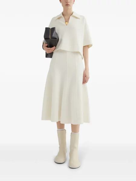 Polo majica Jil Sander bijela