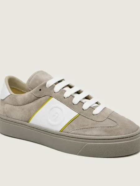 Furla Sneakers FURLA ENJOY | piele întoarsă gri