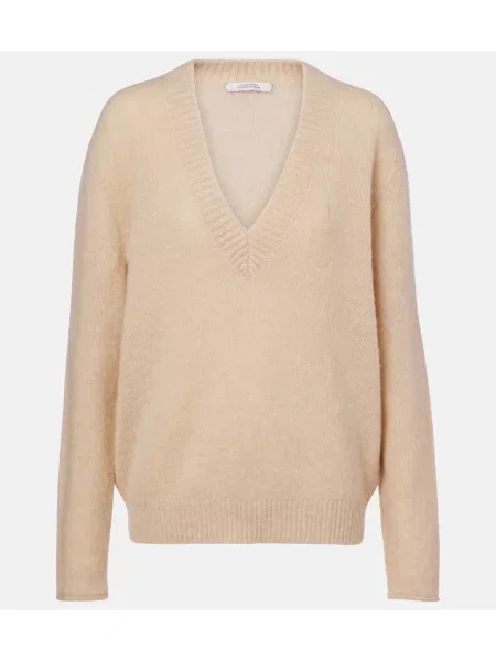 Pulover Dorothee Schumacher din cașmir bej