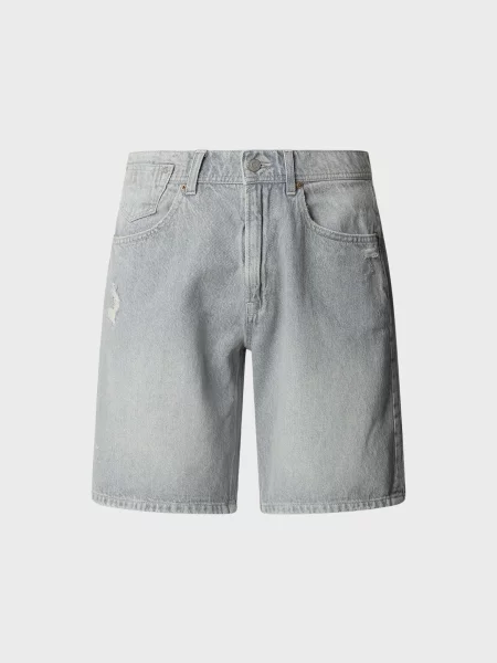 Джинсовые шорты Pepe Jeans серые