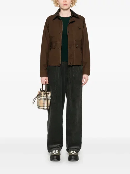 Kołnierzykowy golf Polo Ralph Lauren sztruksowy brązowy